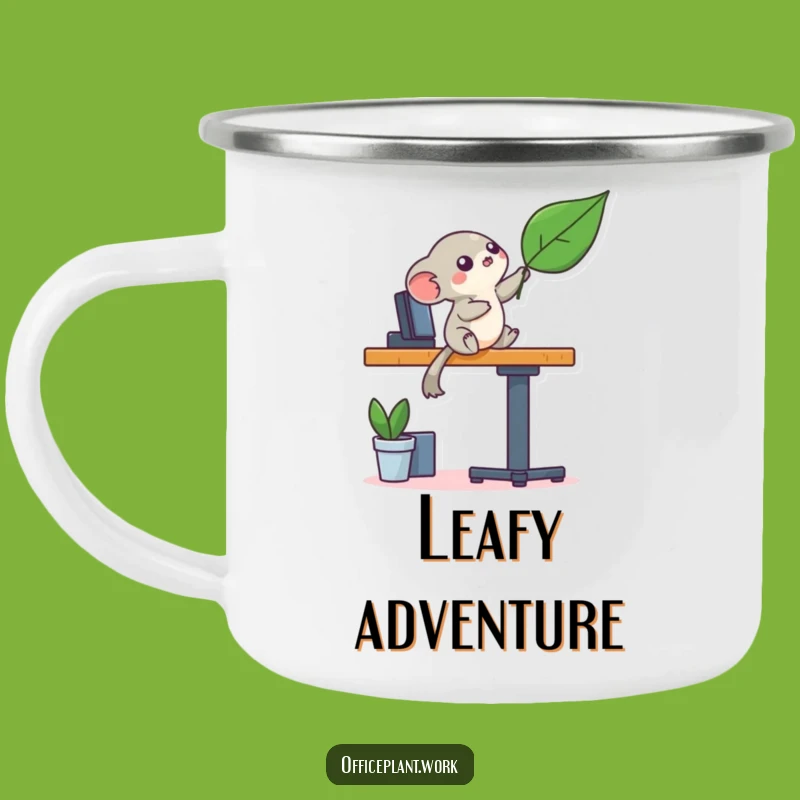 Funny Balancing Creature Camping Mug - Adventure-Ready Playful Humor!