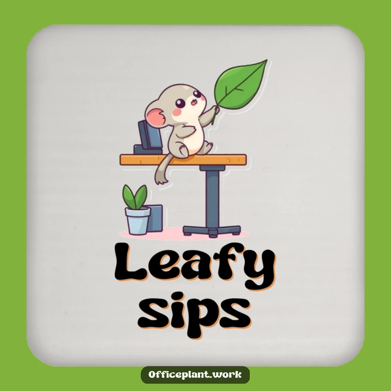 Funny Creature Balancing Coaster - Protect Surfaces with Playful Humor!