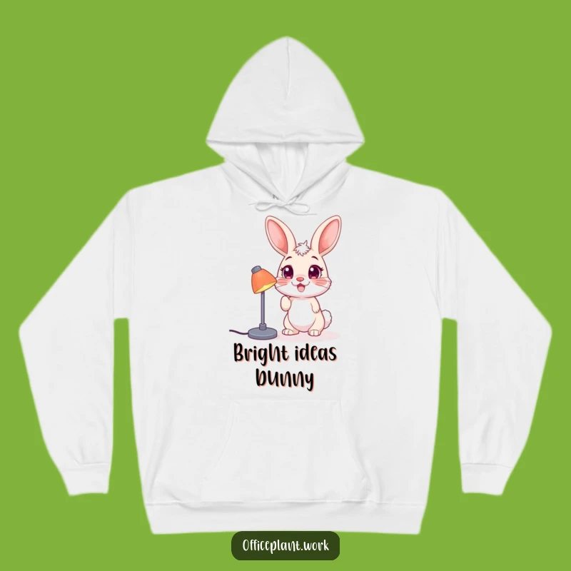 Cozy Funny Bunny Lamp Hoodie: Playful Comfort Gift