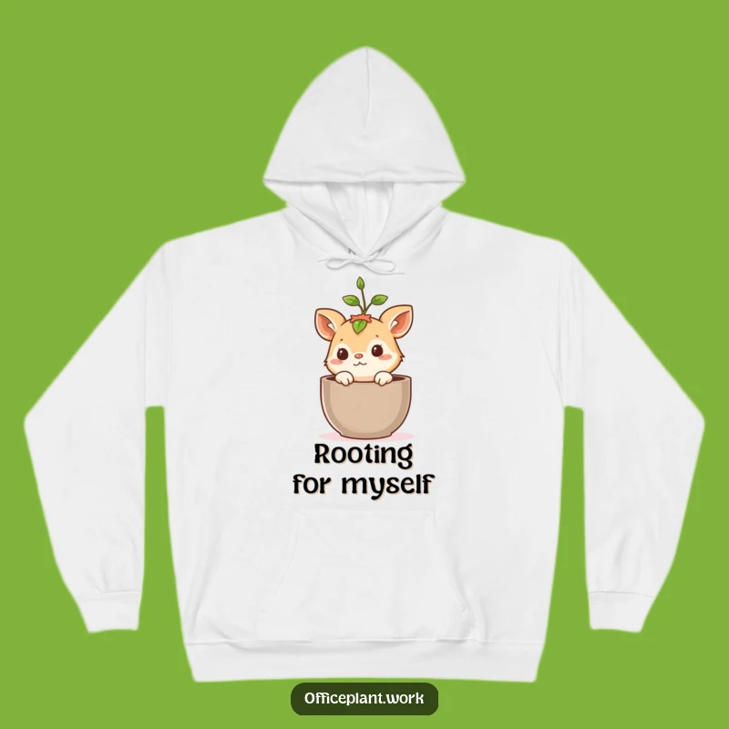 Funny Curious Sprout Animal Hoodie, Cozy Peek-a-Boo Plant Sweatshirt, Perfect Gift