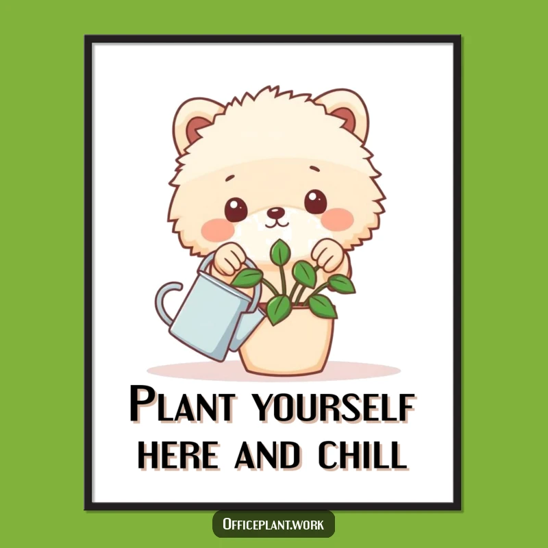 Free Printable Funny Fluffy Animal Wall Art - Downloadable Cute Animal Art Decor