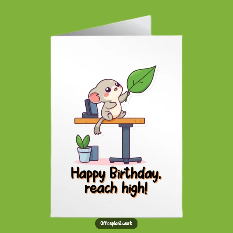 Free Printable Funny Creature Birthday Card - Playful Downloadable Creature Gift