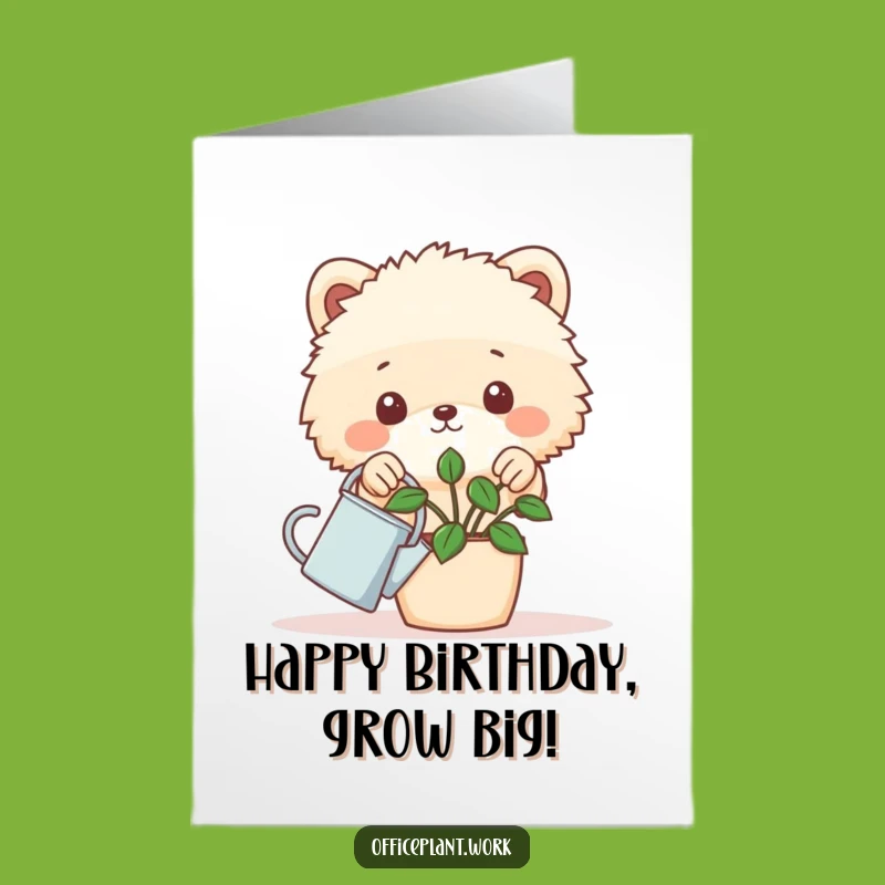 Free Printable Funny Fluffy Animal Birthday Card - Cute Downloadable Animal Gift